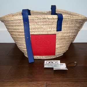 Loewe Medium Basket Tote Limited Edition London colors